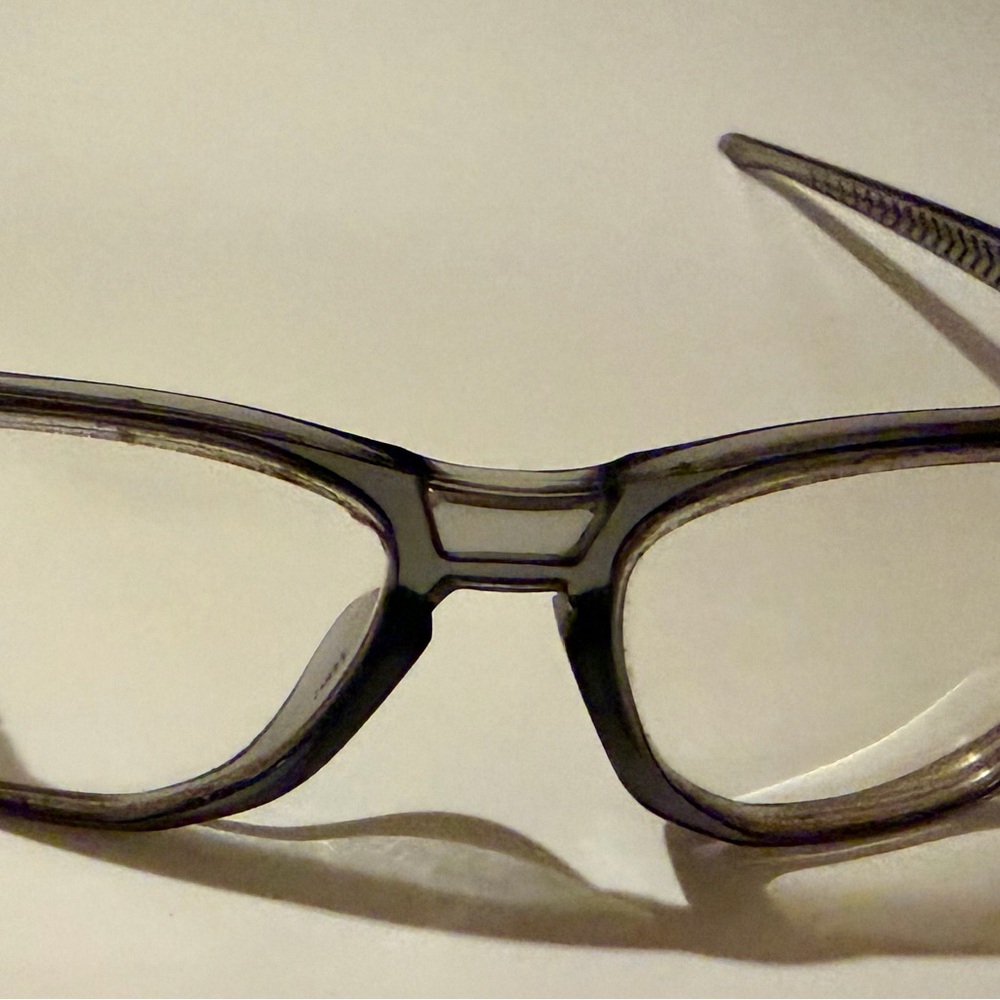 Oakley "The Cut" Eyeglasses Frames - Grey Smoke / Translucent